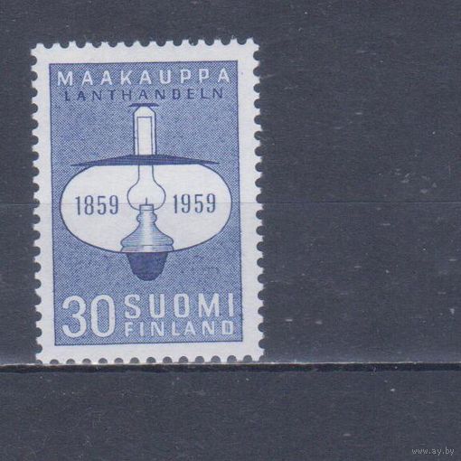 [1284] Финляндия 1959. Культура и быт.Лампа-керосинка. Одиночный выпуск. MNH