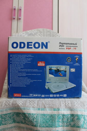 Коробка от видео-плеера ODEON PDP-7T