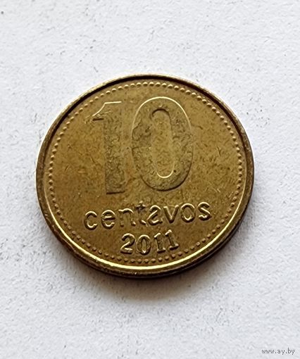 Аргентина 10 сентаво, 2011