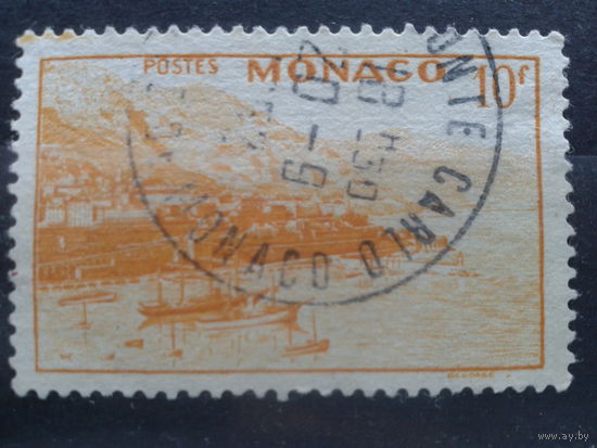 Монако, 1949. Вид на Монте-Карло, гавань