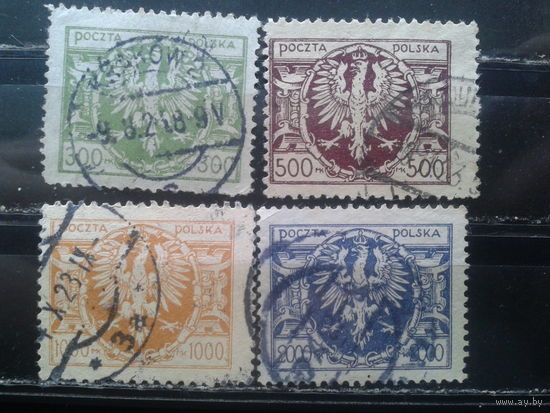 Польша, 1923. Стандарт. Герб большой орел