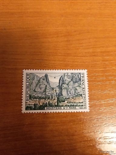 1965 Франция флора архитектура пейзажи чистая клей MNH** выпускалась одиночкой (2-16)