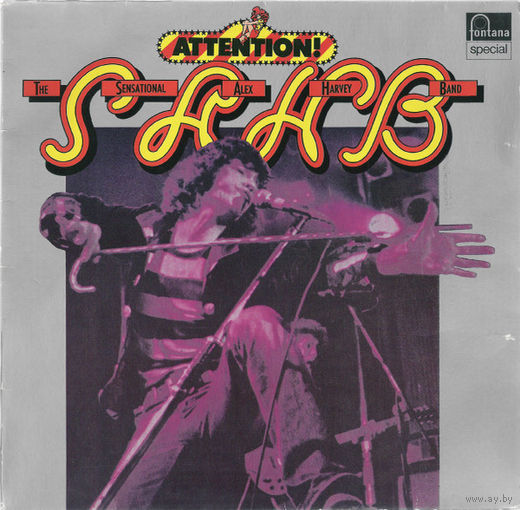 The Sensational Alex Harvey Band – Attention!, LP 1977
