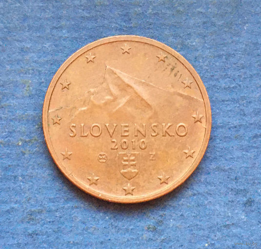 Словакия 2 евроцента 2010