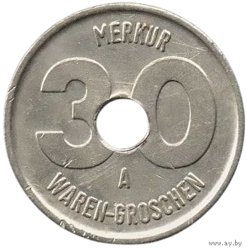 Германия. Берлин. 30 грошей (пфеннигов) А . Merkur