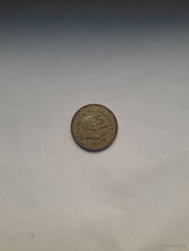 Филиппины 5 писо 2005