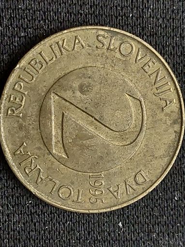 2 толара словения 1995