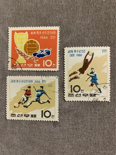 КНДР 1966. Чемпионат мира по футболу Англия-66. Полная серия