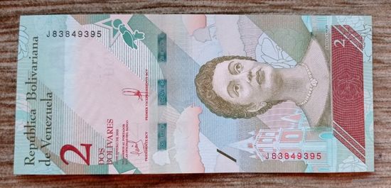 Werty71 Венесуэла 2 боливара 2018 UNC банкнота