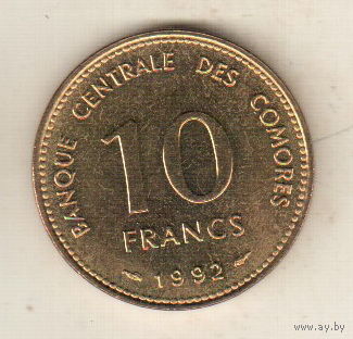 Коморские острова 10 франк 1992