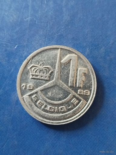 1 франк 1989 "BELGIQUE"