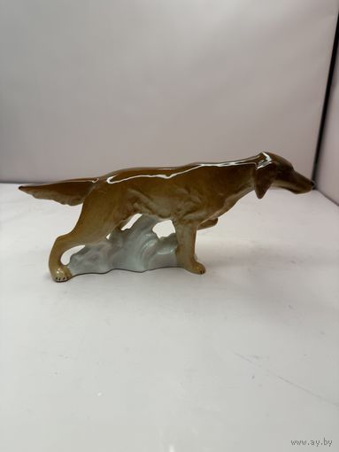 Статуэтка ЛФЗ ирландский сеттер 1980 года СССР