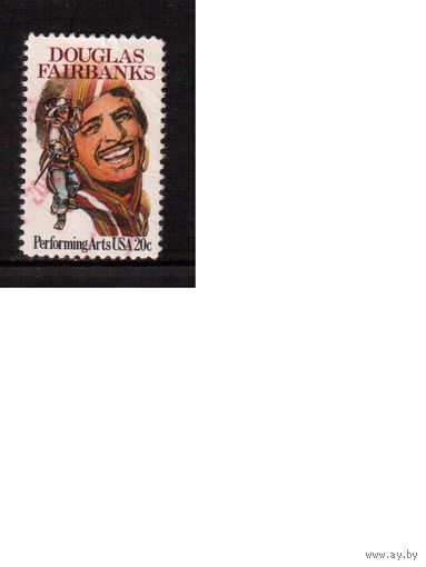 США-1984 (Мих.1696) ,гаш., Личности, Актер(1)