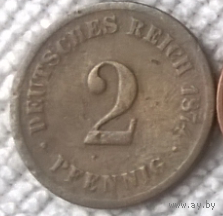 2 пфеннинга 1874