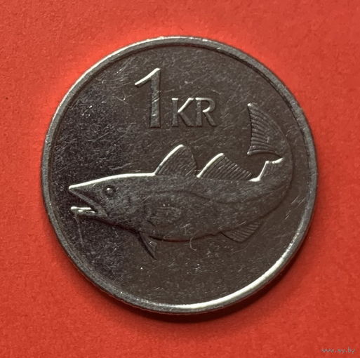 Исландия, 1 крона 2011г.