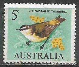 Австралия. Птицы. Шипоклювка. 1966г. Mi#362.