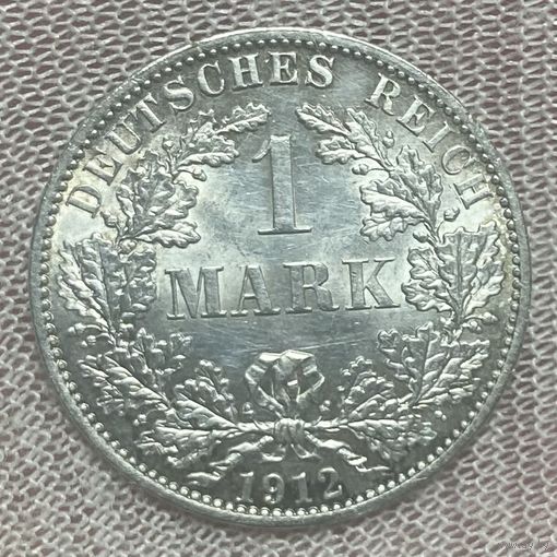 Монета 1 марка 1912 год. Германская империя.