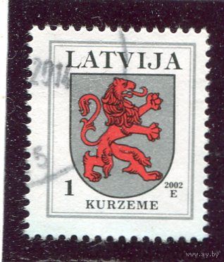 Латвия. Стандарт. Гербы. Вып.2002