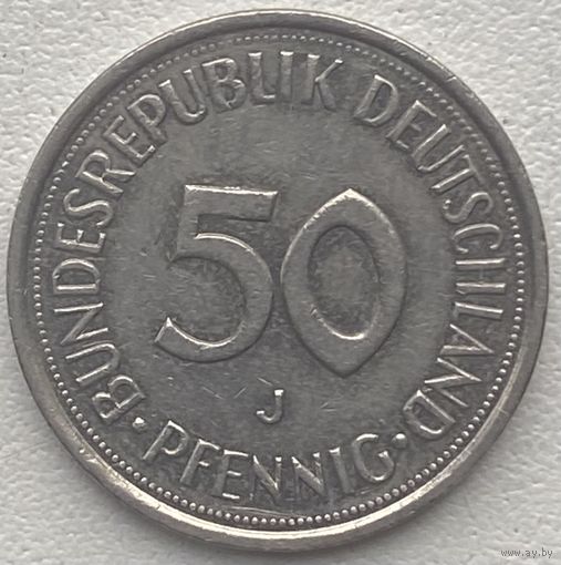Германия 50 пфеннигов 1982 г. J