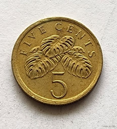 Сингапур 5 центов, 1990
