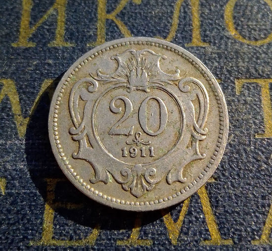 20 геллеров 1911 Австро-Венгрия #01