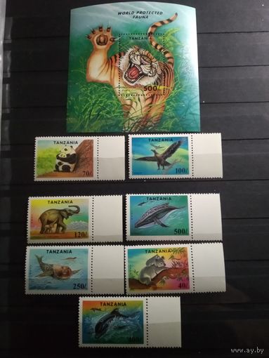 Танзания 1994 г. Фауна.