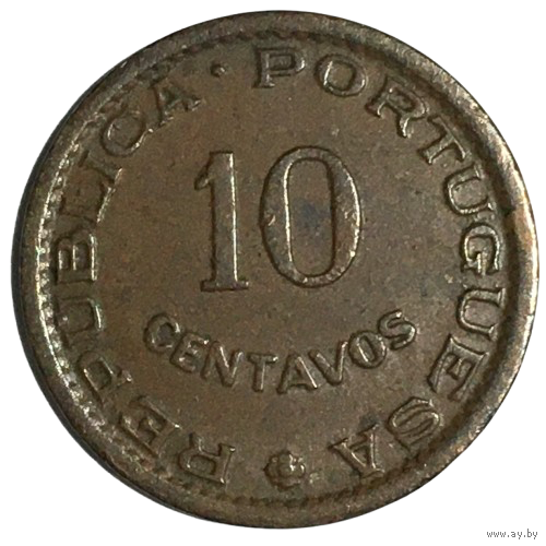 Мозамбик 10 сентаво, 1960