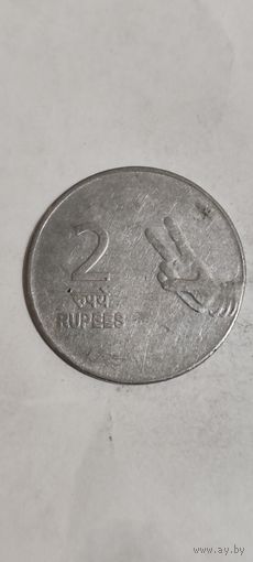 Индия 2 рупе 2008