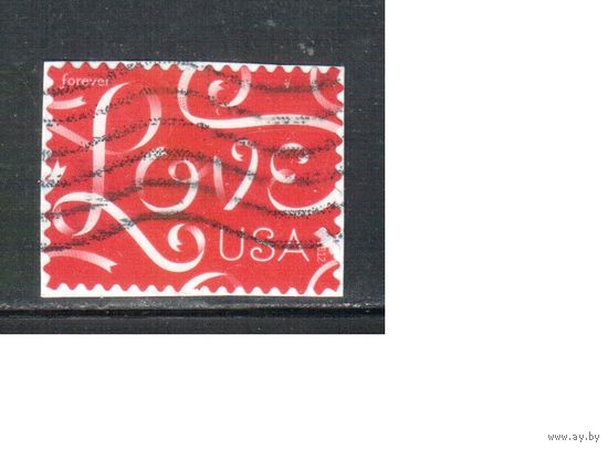 США-2012 (Мих.4814) , гаш. , Поздравительные марки (одиночка), вырезка
