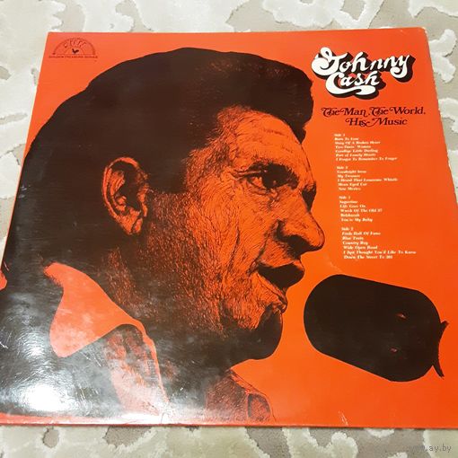 JOHNNY CASH - 1971 - THE MAN, THE WORLD, HIS MUSIC (UK) 2LP