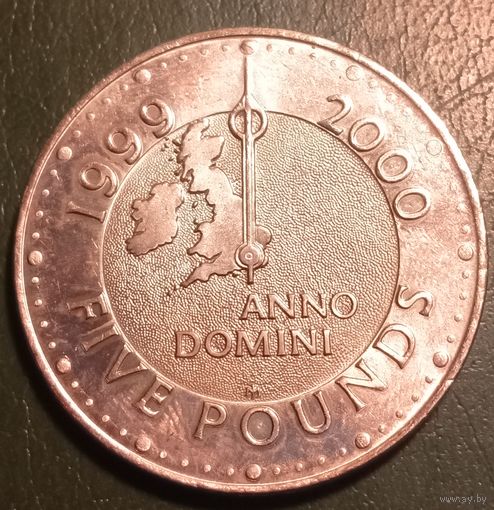 Великобритания 5 фунтов 1999. Милениум