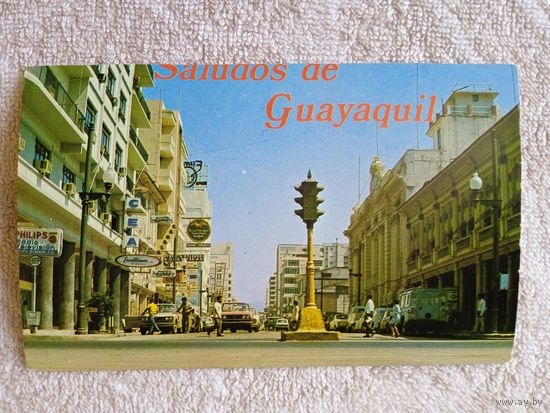 Гуаякиль, Эквадор. Проспект 9-го октября
