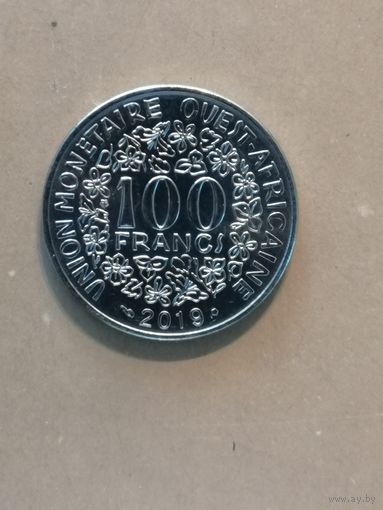 Западная Африка (BCEAO), 100 франков 2019 год,
