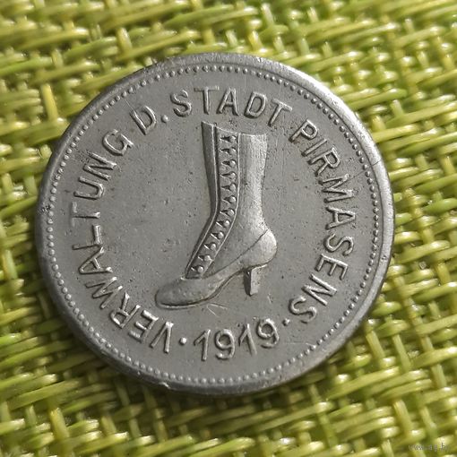 Пирмасенс 10 пфенниг 1919 г