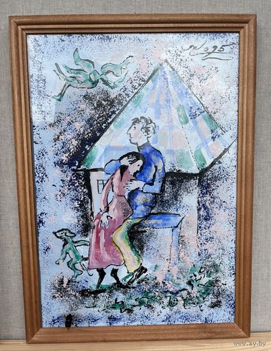 Панно акрил под стеклом