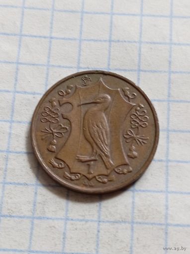 1 пенс 1985 года. Мэн