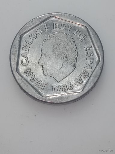 Испания 200 песет 1986 года .