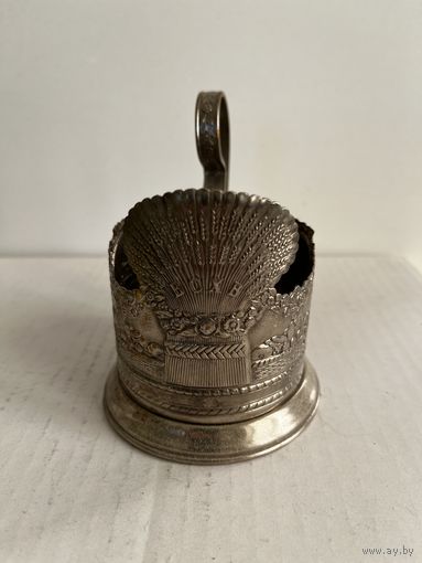 ПОДСТАКАННИК "ВСХВ" "ВДНХ". ПЕРВЫЙ ВАРИАНТ. ЛЕНЭМАЛЬЕР. СМ.ФОТО И ОПИСАНИЕ.