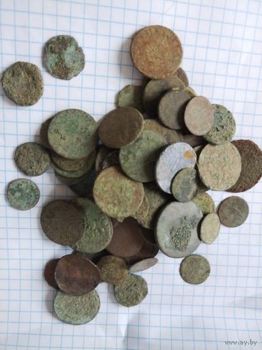 Лот убитой меди на опыты