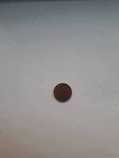 Германия 1 евроцент 2002 J