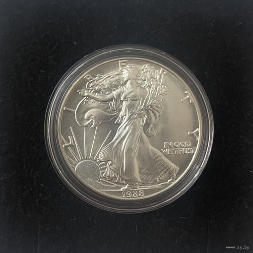 1 доллар 1988 Шагающая Свобода США 1oz
