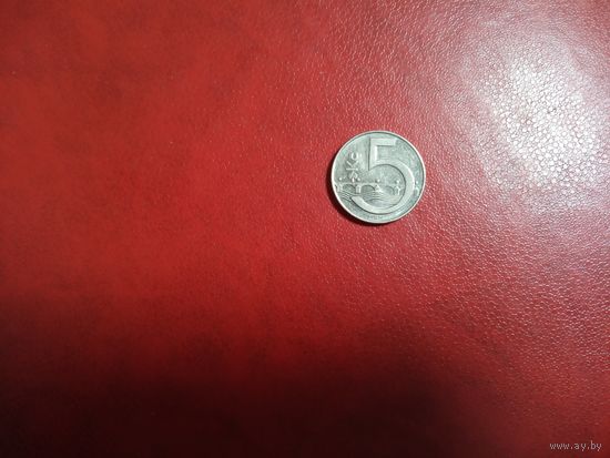 5 крон 1995 Чехия