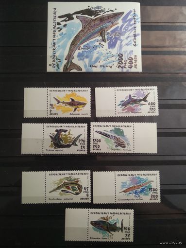 Мадагаскар. 1993 г. Рыбы.