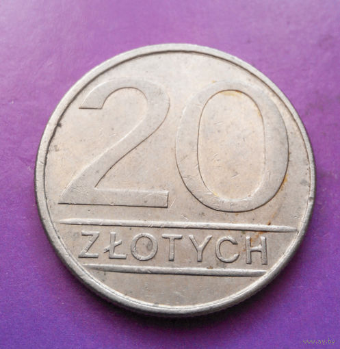 20 злотых 1986 Польша #03