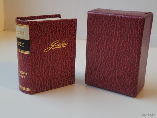 Фауст Гёте ( Goethe Faust ). Миниатюрная книга ГДР (немецкий язык).