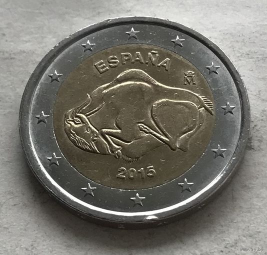 Испания 2 евро 2015 - ЮНЕСКО - Пещера Альтамира