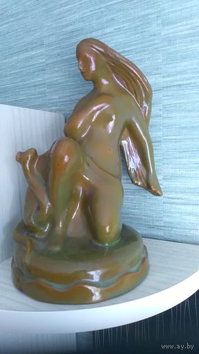 Статуэтка ЭГЛЕ Королева ужей  Каунасский худ.пром.комбинат Дайле (Kauno Daile) 20 век.Редкая