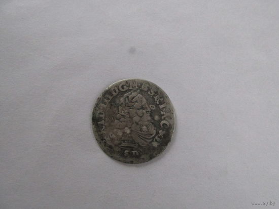 МОНЕТА 6 ГРОШЕЙ 1699.