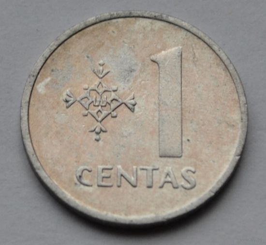 Литва, 1 цент 1991 г.