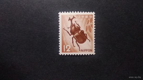 Фауна \57фа\ ЯПОНИЯ жук-носорог 1971